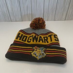 Harry Potter Hogwarts School House Crest Knit Beanie Hat Cap